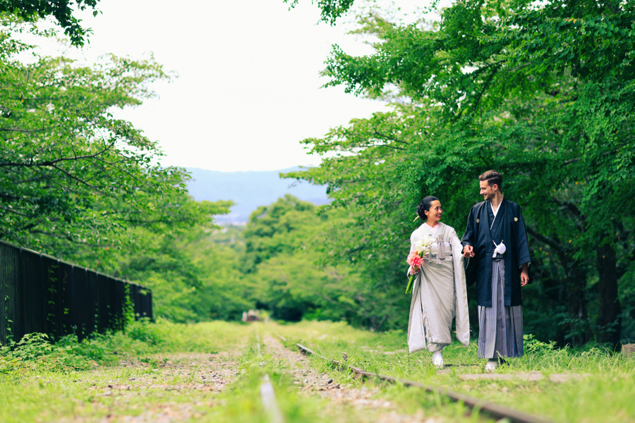 衣装別に映える京都前撮りスポット_蹴上